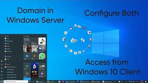 Create a Domain in Windows Server 2025 and Connect a Windows 10 Client | Full Configuration