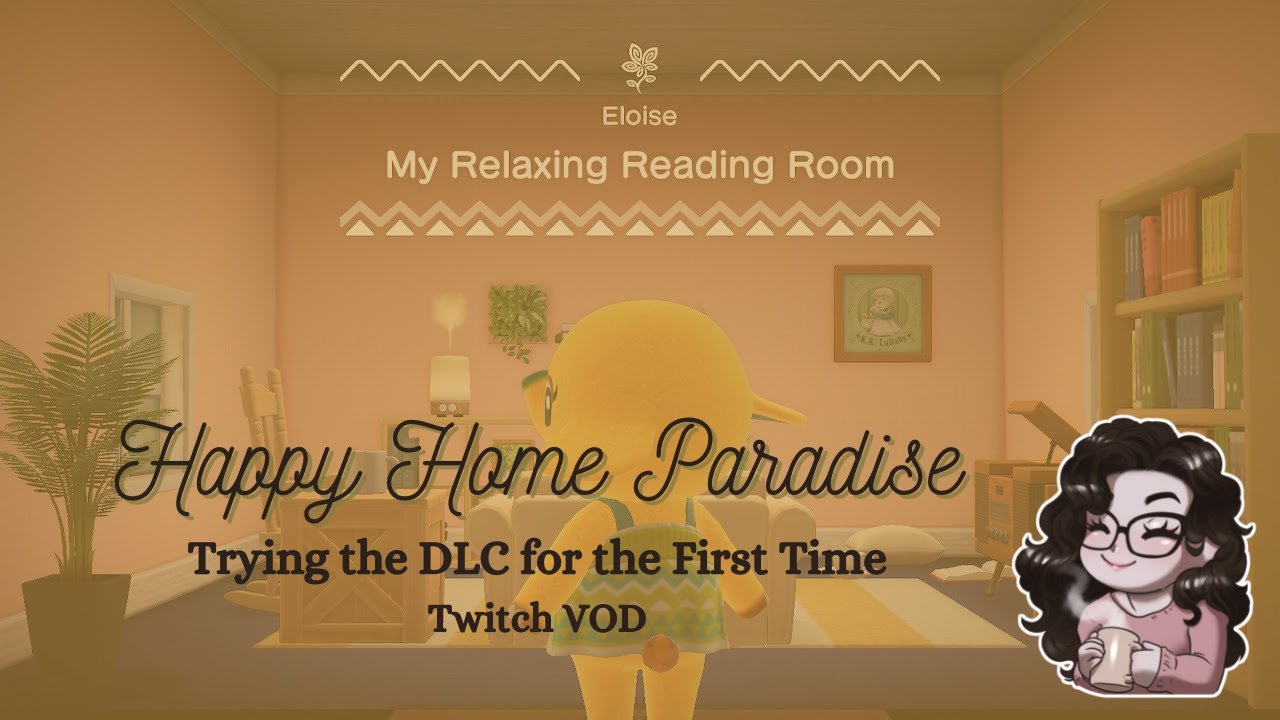 ACNH Happy Home Paradise DLC for the First Time Eloise's Relaxing