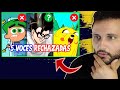 REACCIONANDO a 5 doblajes RECHAZADOS por su CAMBIO DE VOZ (Jeffar Vlogs)