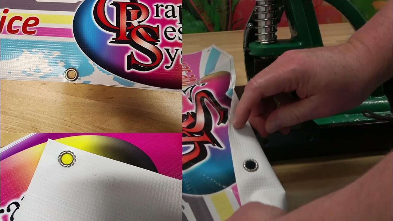 GRS Semi Automatic Grommet Machine YouTube