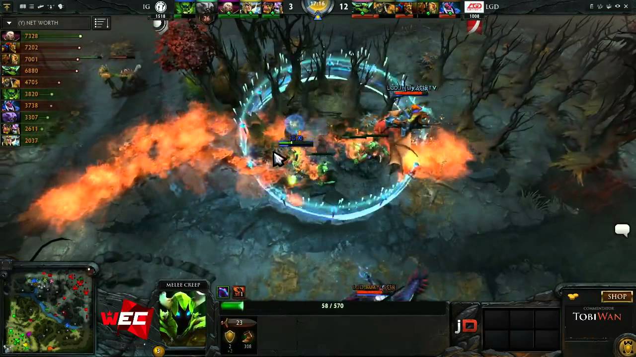 LGD China vs Invictus Gaming - World Esports Championship @TobiWanDOTA