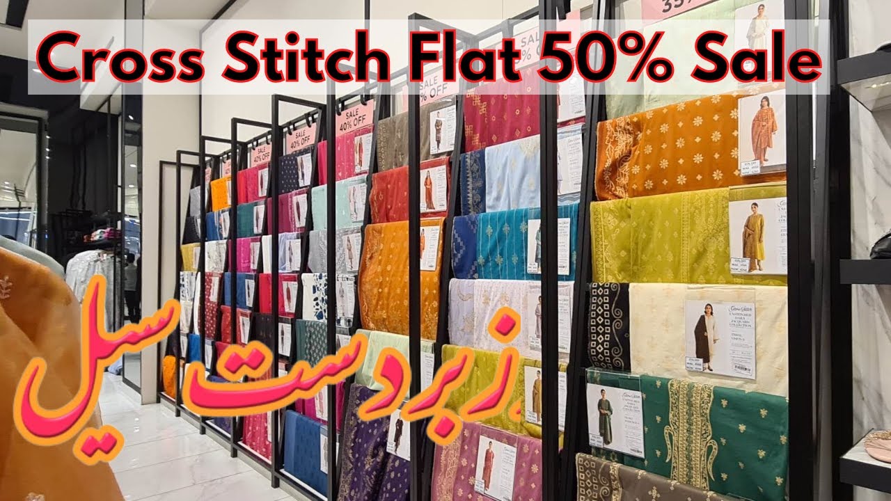 cross stitch sale winter clearance sale YouTube