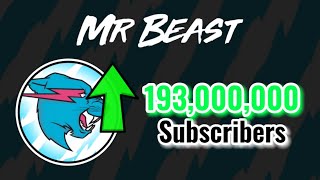 MrBeast Hitting 193 Million Subscribers! (1.02M/DAY!!) | Moment [292]