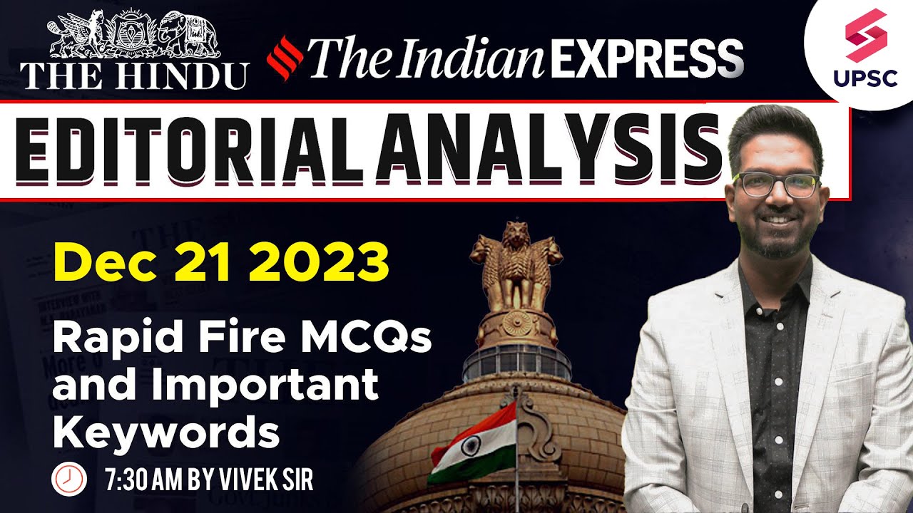 21st Dec 2023 - The Hindu & Indian Express Newspaper Analysis by Vivek ...