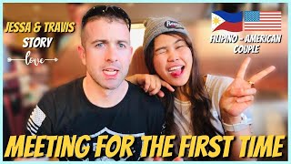 LDR | MEETING FOR THE FIRST TIME | FILIPINO-AMERICAN COUPLE