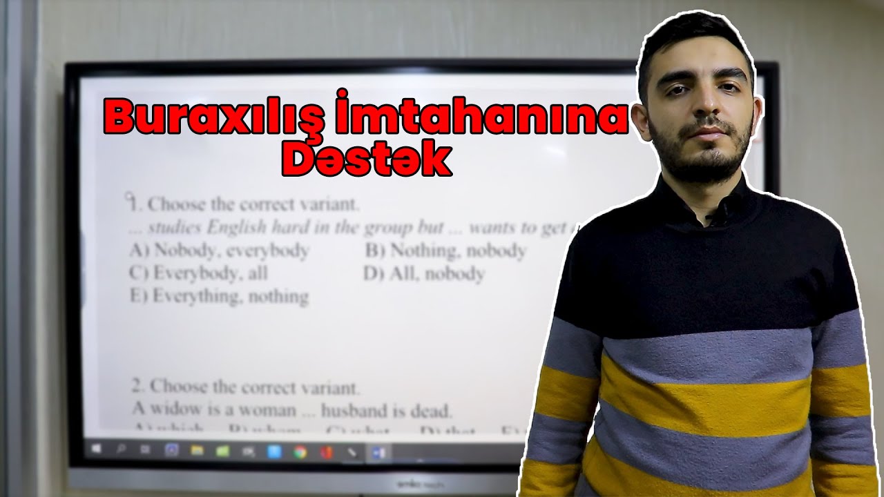 İngilis dili. Buraxılış imtahanına nələr düşür? (Mr. Babakishi)