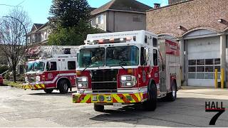 Vancouver Fire Rescue Services - Engine 3, & Ladder 3 Responding