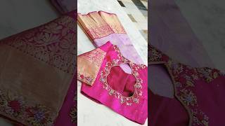 New Tranding Maggam Work Blouse#shortsfeed #trendingshorts #handbroidery #aaribusiness