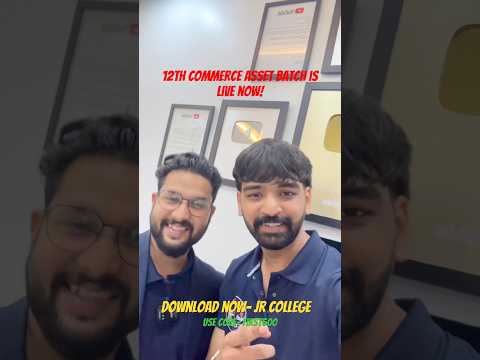 12thCommerce Asset Batch Announcement with your favourite Rahul Sir@JRTutorials @J@JRCollegecommerce