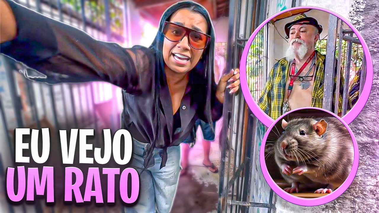 IZALICK GRITOU COM MEDO DO RATO LUIZ DO SOM 🤣🤣🤣 | IZALICK