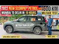 2022 New Mahindra Scorpio N Petrol Mileage Test (1500 km Drive Review) - Mumbai to Delhi