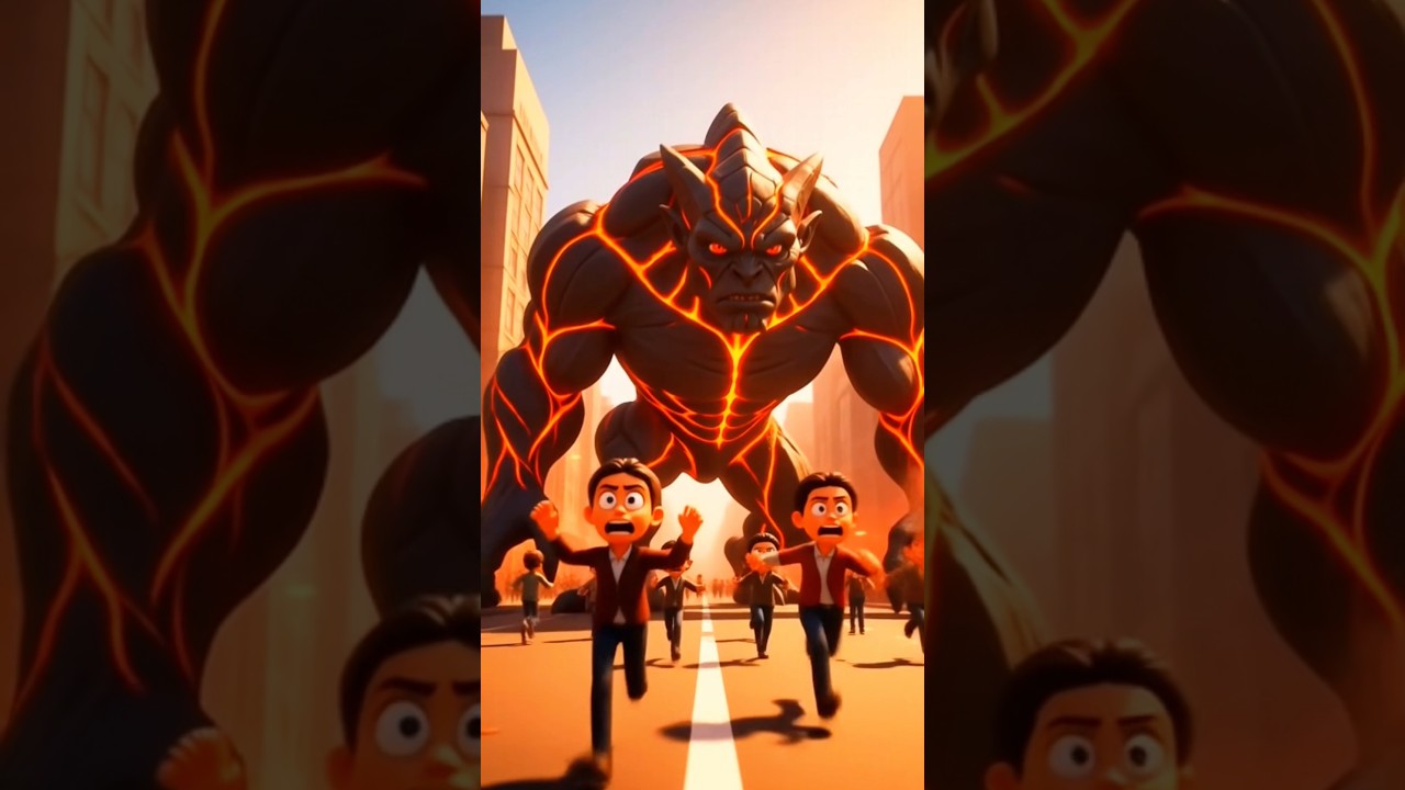 “Super Hero vs Monster | Emotional Twist 😱”. 