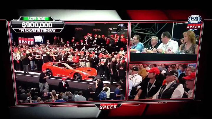 LIVE: Barrett-Jackson Auction-1st EVER 2014 Corvette Sold!