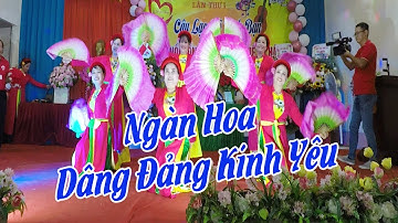 Múa Quạt: Ngàn Hoa Dâng Đảng - Tốp Ca Dân Vũ | Bắc Giang Quê Tôi