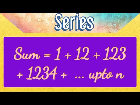 Sum = 1 + 12 + 123 + 1234 + ... upto n