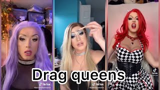 Drag queens transform into women part 2 Tiktok compilation so beautiful