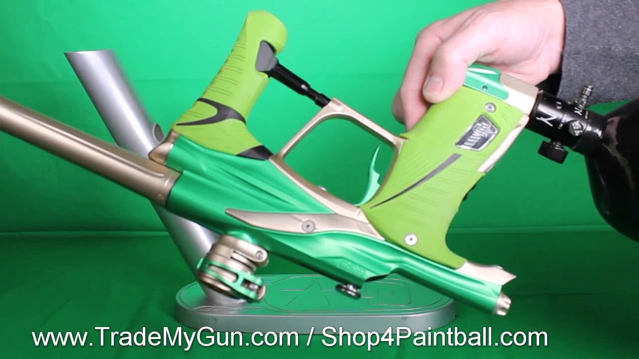 Used PE Green Giant LV1 Paintball Gun YouTube