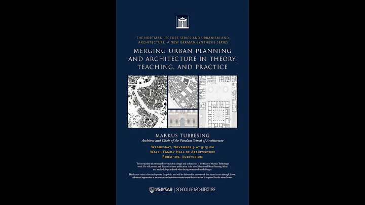 The Nortman Lecture Series presents, A Lecture by ...