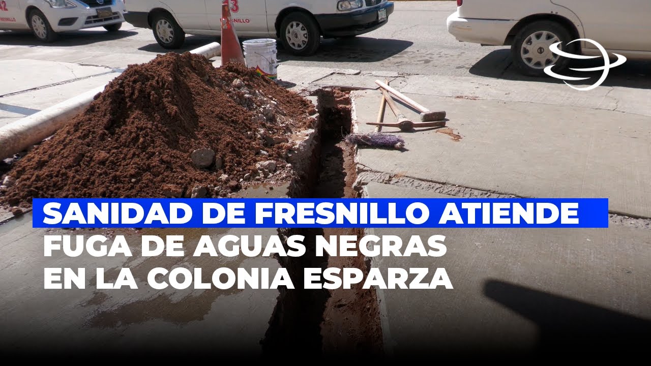 Sanidad Fresnillo Atiende Fugas de Aguas Negras en la Colonia Esparza