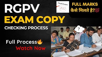 Rgpv Copy checking || How Does Rgpv Give Marks | Full Marks💯 | Easy Explanation #trending #Rgpv