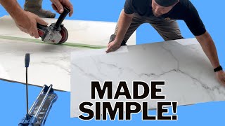 I Cut Large Format Tile With a Cheap Angle Grinder… Here’s What Happened