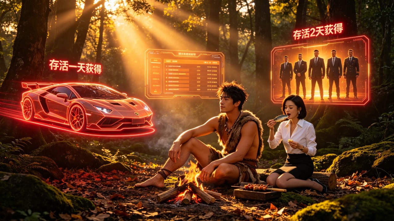 存活系統：多活一天獲豪車美女