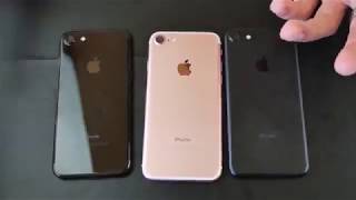iPhone 7 Scratch Test! Knife vs Jet Black, Matte Black & Rose Gold اختبار الخدش ايفون 7