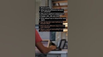 java interview questions #videos #viral #java #interview #shorts
