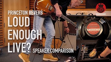 Can a Princeton Reverb Handle Live Band Volume? – Speaker Shootout