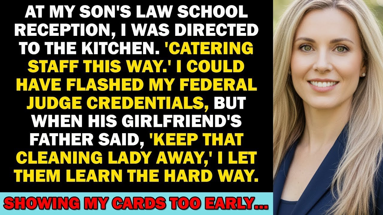 At My Son’s Law School Event, They Mistook Me For Staff - Until They Heard My Name Called As The...
