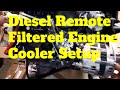 Overheating Diesel Engine Fix Fit Remote Filtered Oil Cooler - Remote Oil Cooler Installation