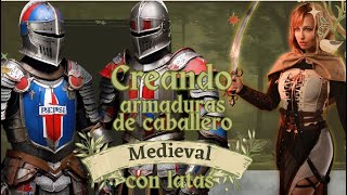 ⚔️Cómo hacer una Armadura de Caballero Medieval con latas de refresco. Tutorial único Diy 🛡️⚔️