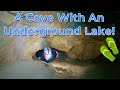 Exploring a Cave With an Underground Lake! - Peppersauce Cave