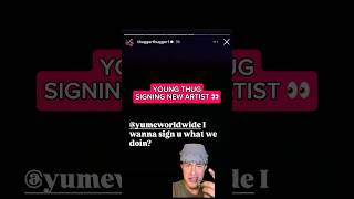 Young Thug signing new artist Yume 👀 #youngthug #yume #rapnews #undergroundrap #ysl #hiphopnews