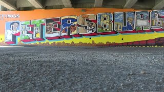 Petersburg mural under MLK Bridge celebrates city's history and people