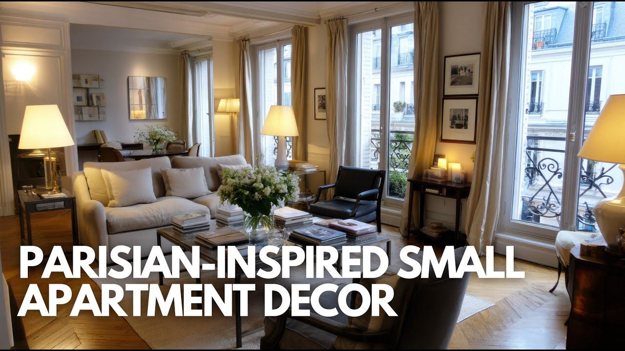Parisian-Inspired Small Apartment Decor for a Chic, Timeless Look
