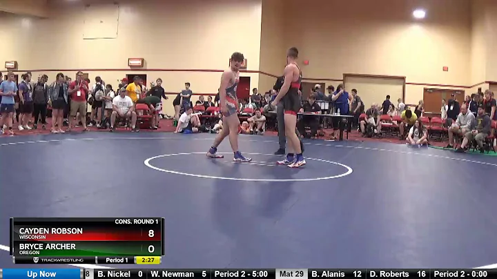 JUNIOR 170 Cayden Robson Wisconsin Vs Bryce Archer...