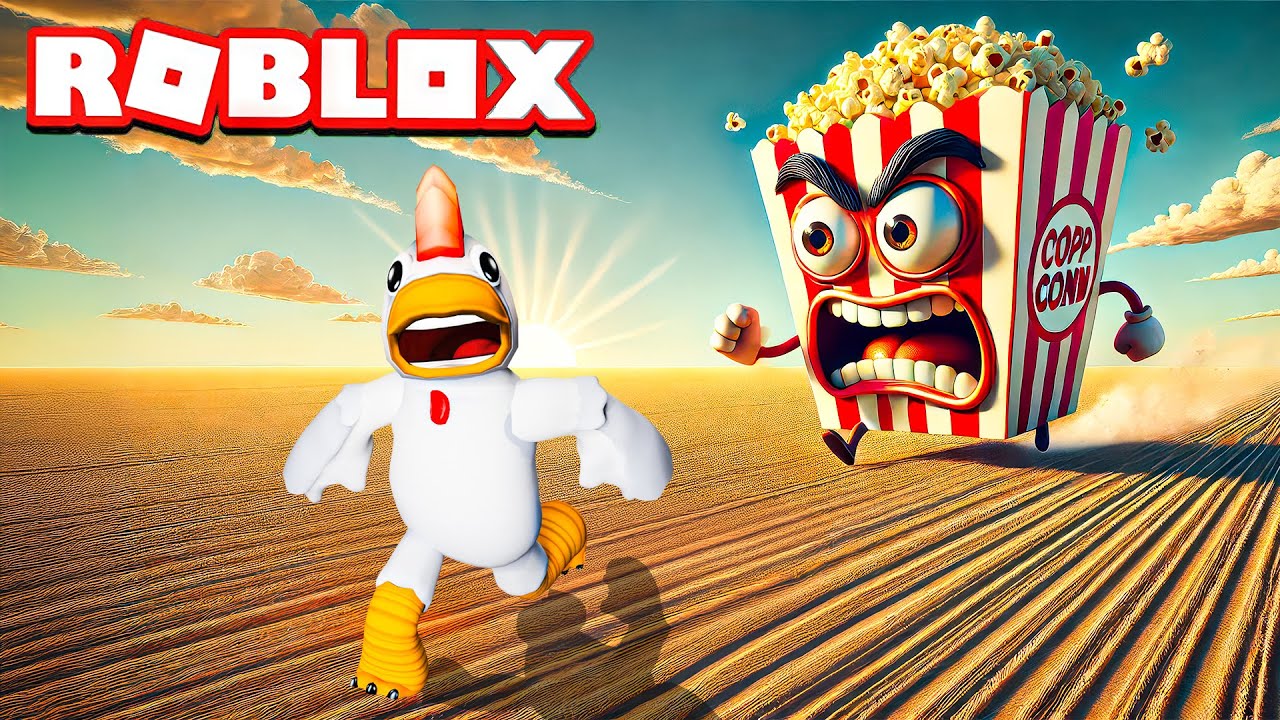 YİYECEKLER ÇILDIRDI PATLAMIŞ MISIR BİZİ KOVALIYOR !! 🐔🍿