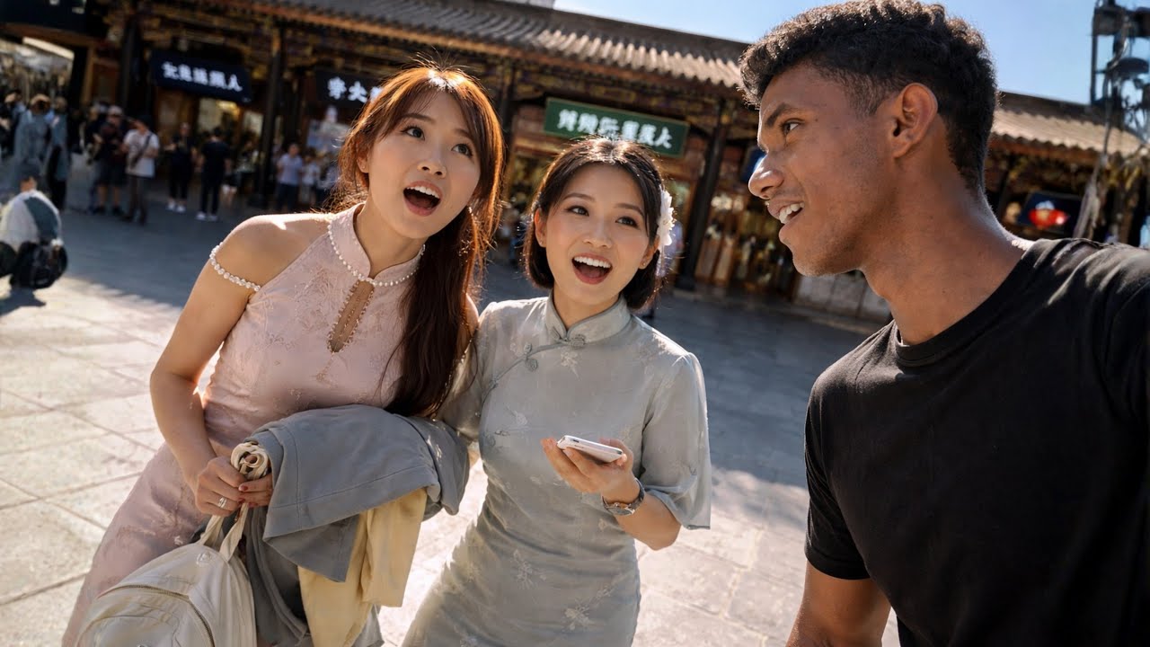 Brasileiro surpreende GAROTAS chinesas ao falar Chinês fluente na China 🇨🇳