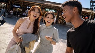 Brasileiro surpreende GAROTAS chinesas ao falar Chinês fluente na China 🇨🇳