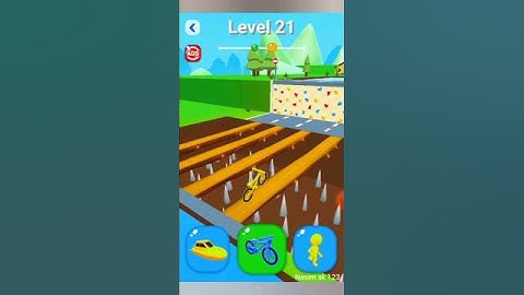 Shape-shifting Level 21| Funny Race Gameplay newhyper casual games #shorts #gameplay#shapeshifting