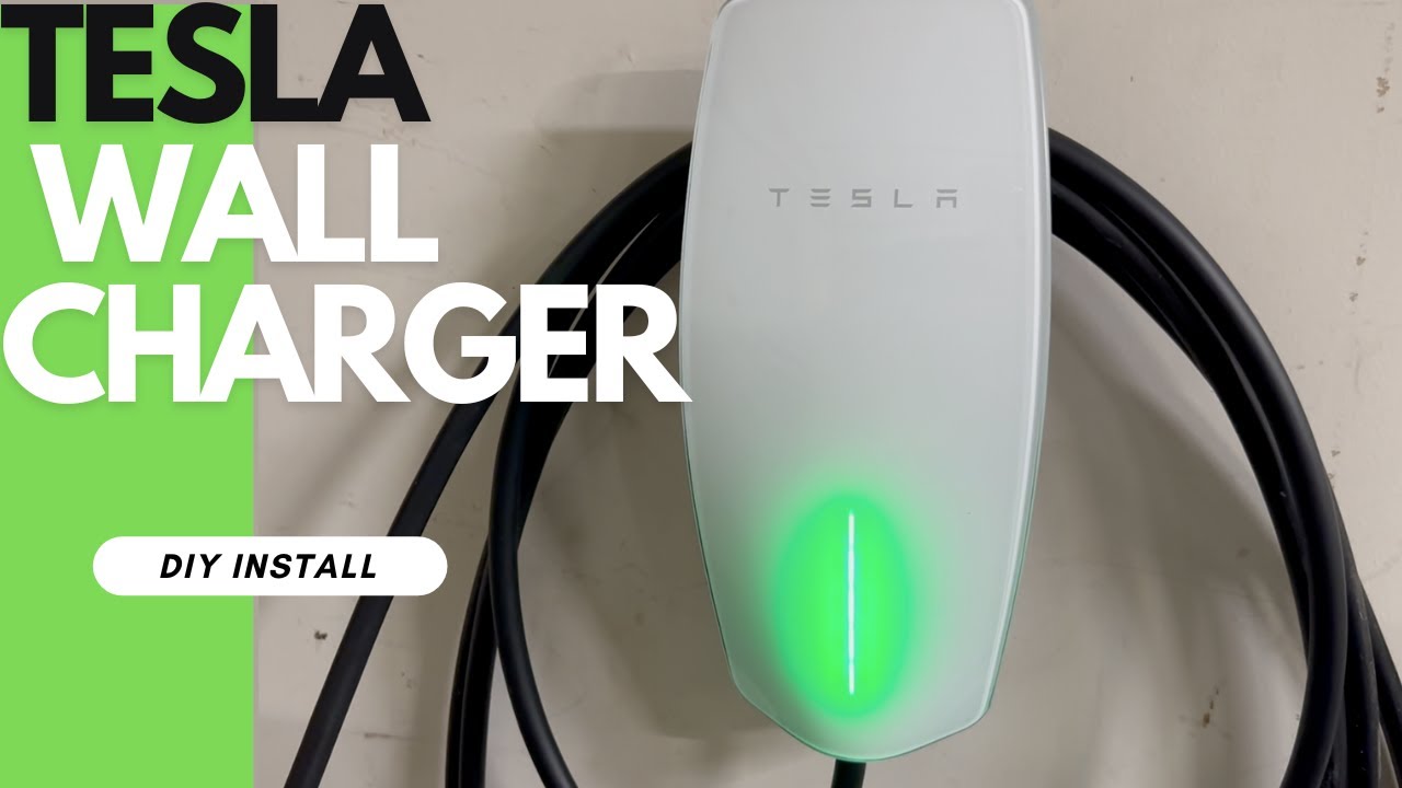 How to Install a Tesla Wall Connector Charger - YouTube