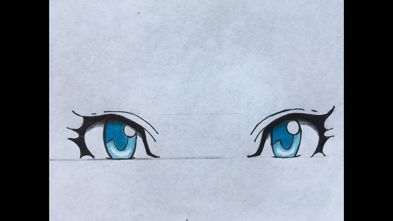 how to draw the other eye - YouTube