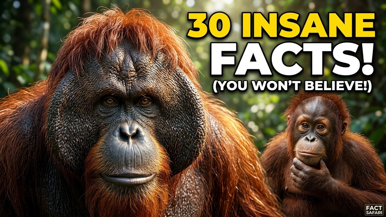 30 Orangutan Facts You Won’t Believe!