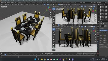 Blender 3D - Dining Table