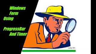 Windows Form Using Progressbar And Timer