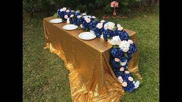 DIY Floral Runner Tutorial