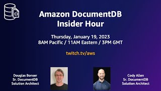 DocumentDB Insider Hour | Episode 24 | re:Invent 2022 Recap