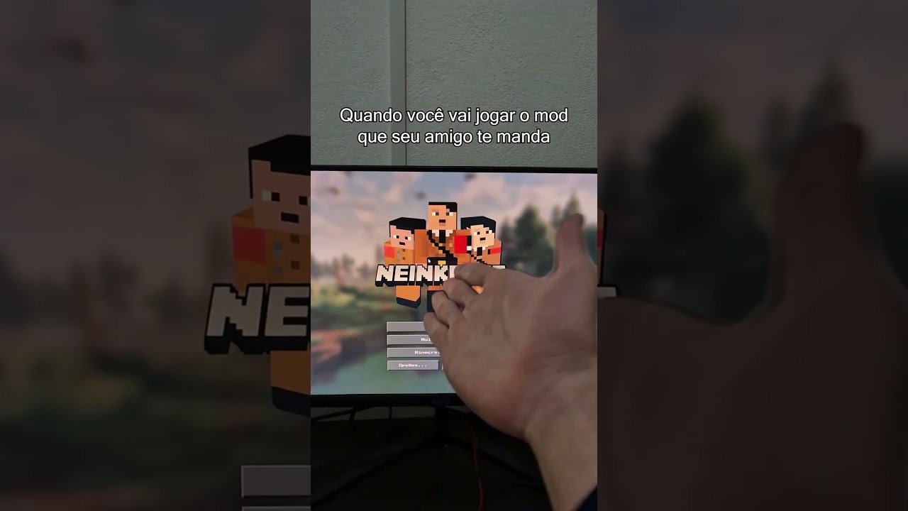 Esse mod ta estranho... #fyp #minecraft #shorts #humor