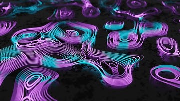 abstract art animation in blender.